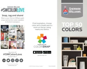 Sherwin Williams color infographic.