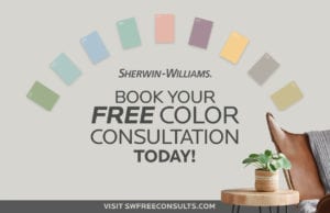 Free color consultation graphic from sherwin williams